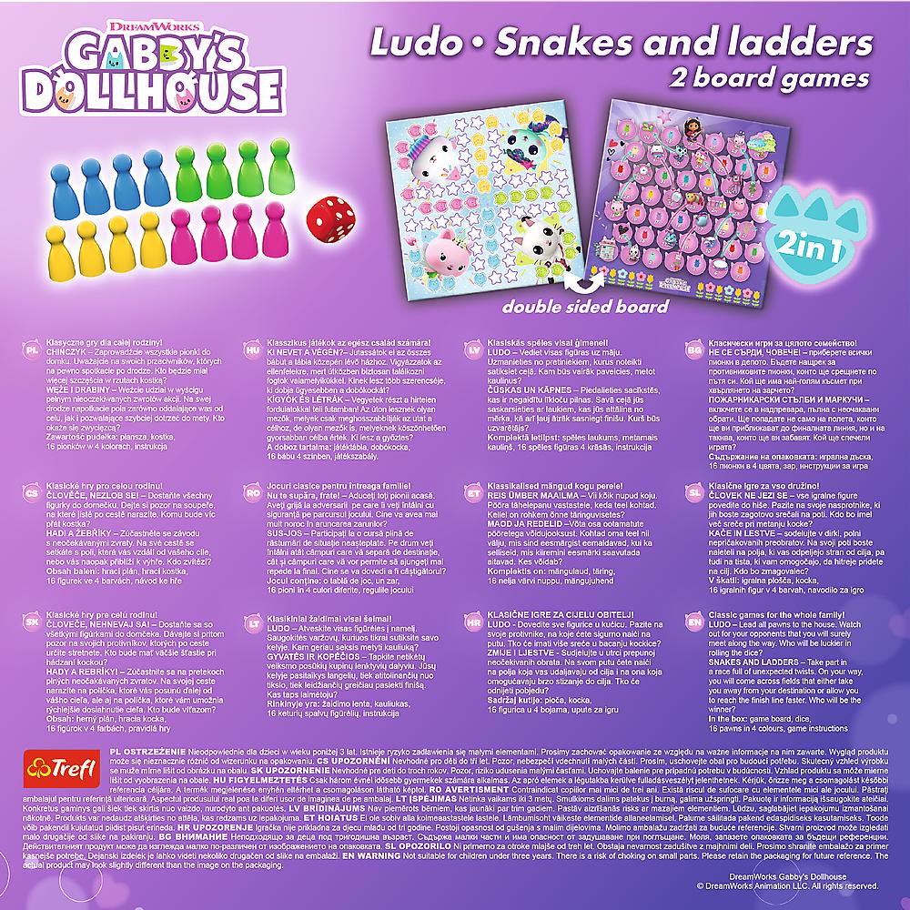 Trefl Gabby´S Dollhouse Board Game 2 In 1