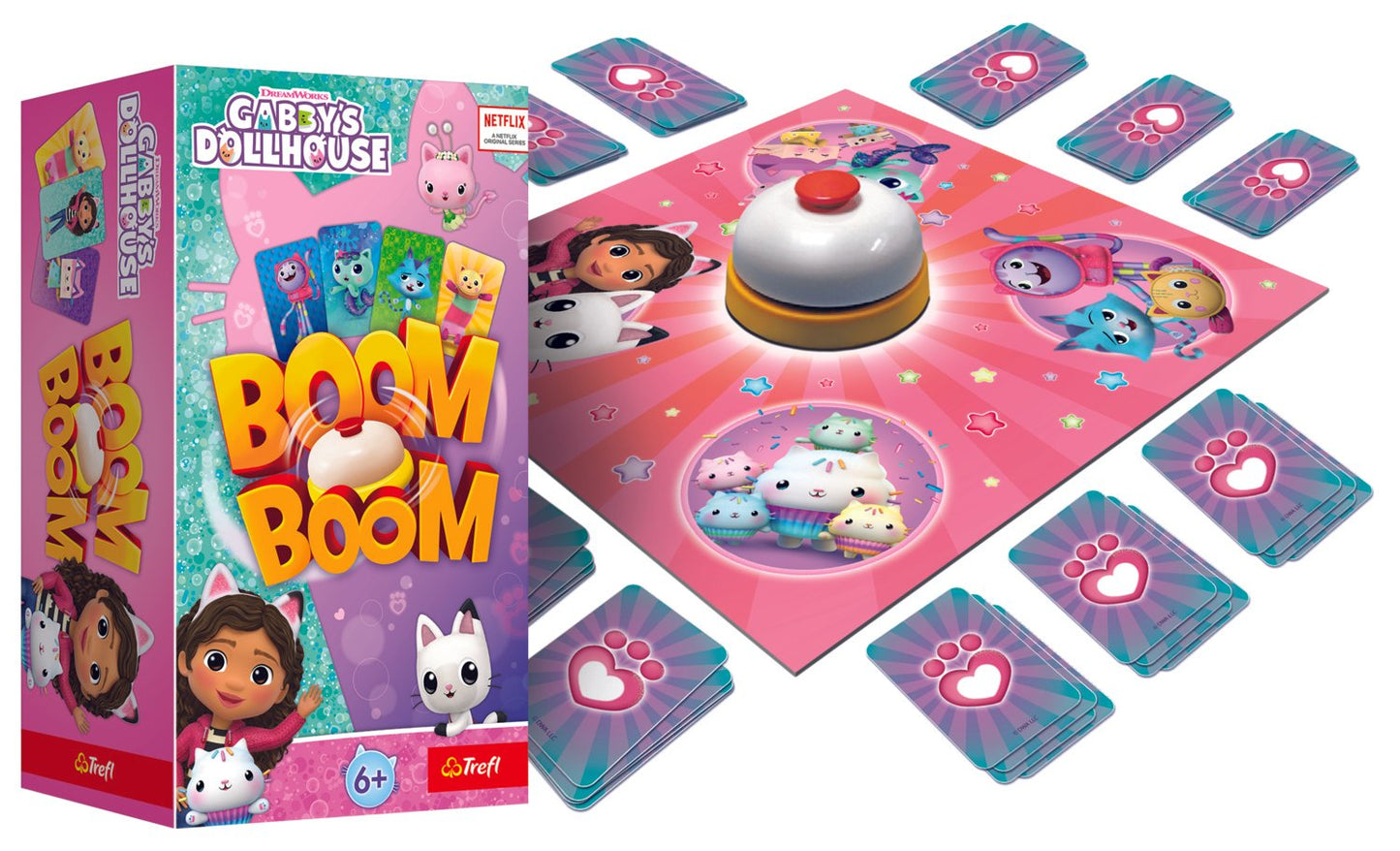 Trefl Gabby´S Dollhouse Board Game Boom Boom