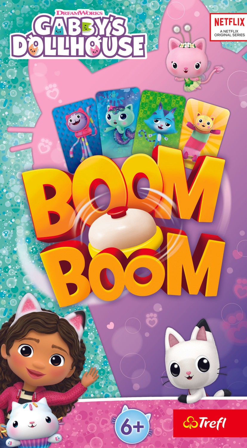 Trefl Gabby´S Dollhouse Board Game Boom Boom