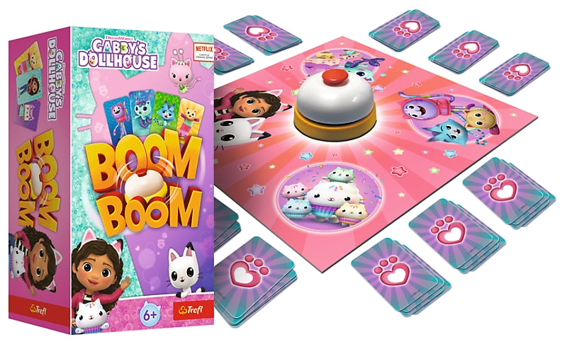 Trefl Gabby´S Dollhouse Board Game Boom Boom