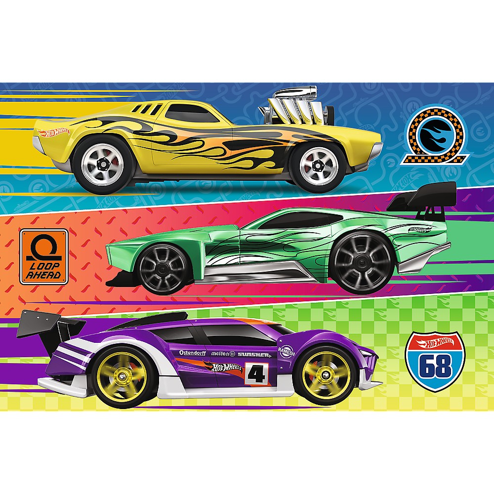 Trefl Hot Wheels Puzzle, 60 Pcs