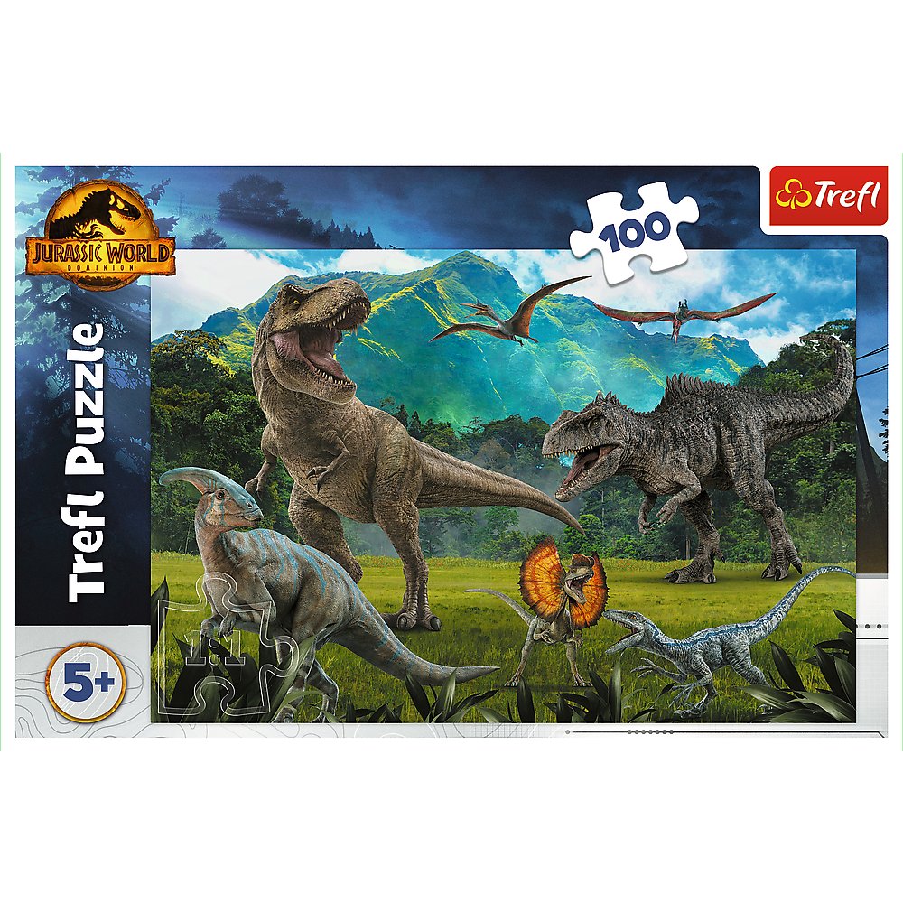 Trefl Jurassic Word Puzzle 100 Pcs