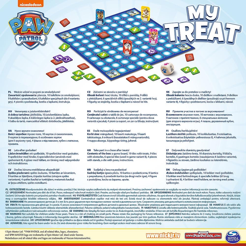 Trefl Paw Patrol Game My Treat