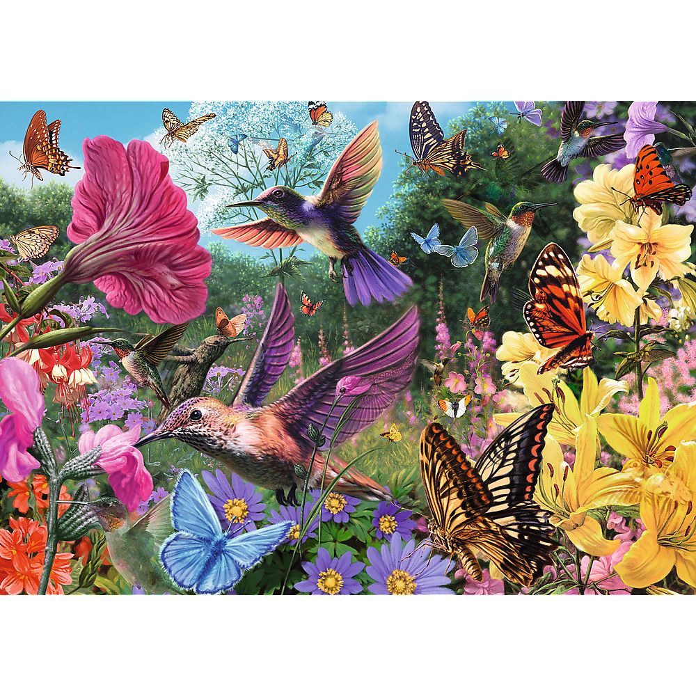Trefl Premium Plus Puzzle Hummingbird Garden, 1000 Pcs