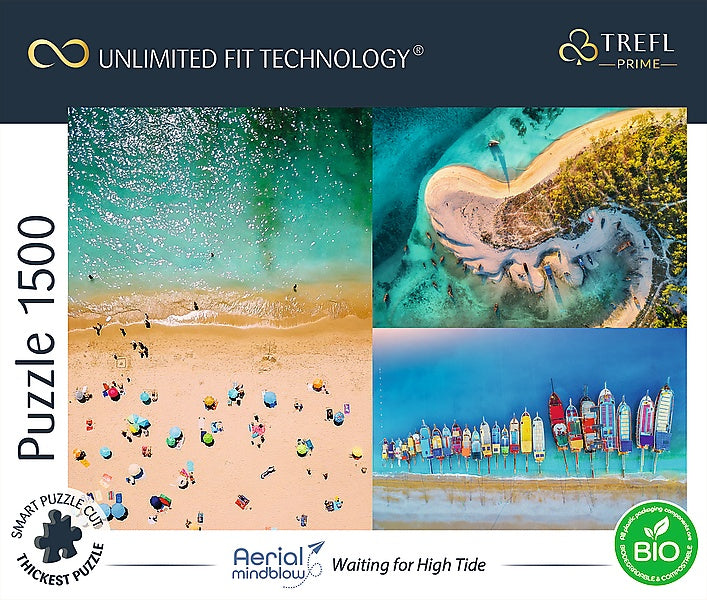 Trefl Prime Puzzle Aerial Mindblow Sea, 1500 Pcs