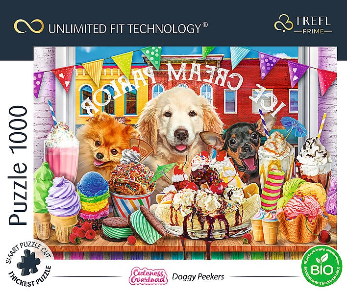 Trefl Prime Puzzle Cuteness Overload Dogs, 1000 Pcs