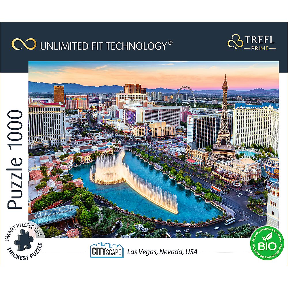 Trefl Prime Puzzle Las Vegas, 1000 Pcs