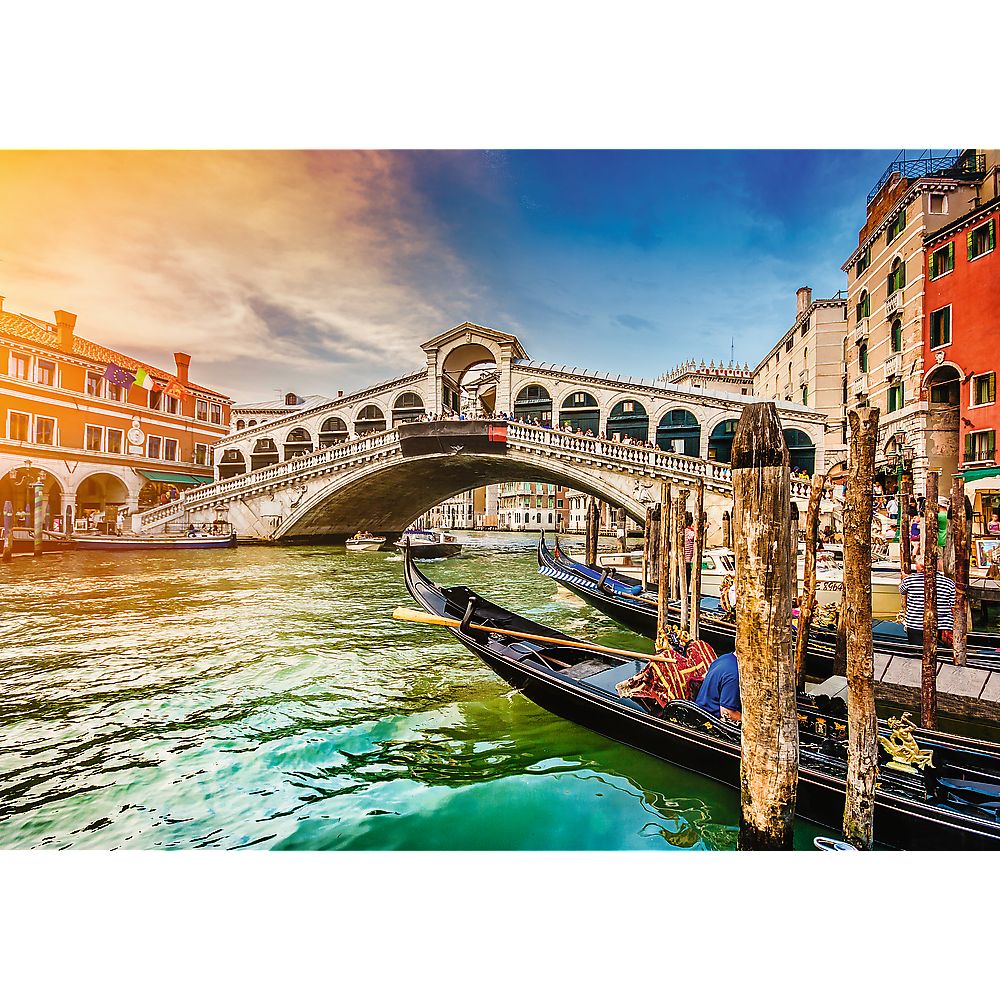 Trefl Prime Puzzle Romantic Sunset Venice, 1000 Pcs