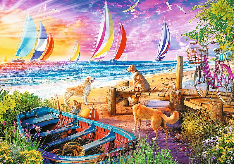 Trefl Prime Puzzle Vacaytime Summer Evening, 1000 Pcs