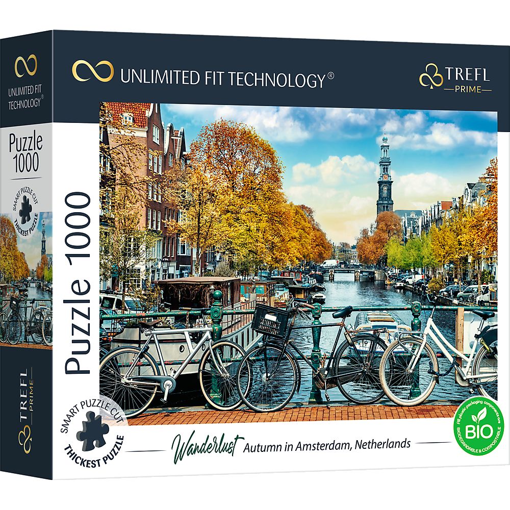 Trefl Prime Puzzle Wanderlust Amsterdam, 1000 Pcs