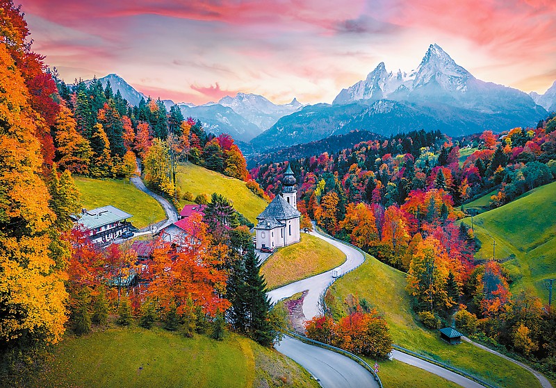 Trefl Prime Puzzle Wanderlust Bavaria, 1000 Pcs