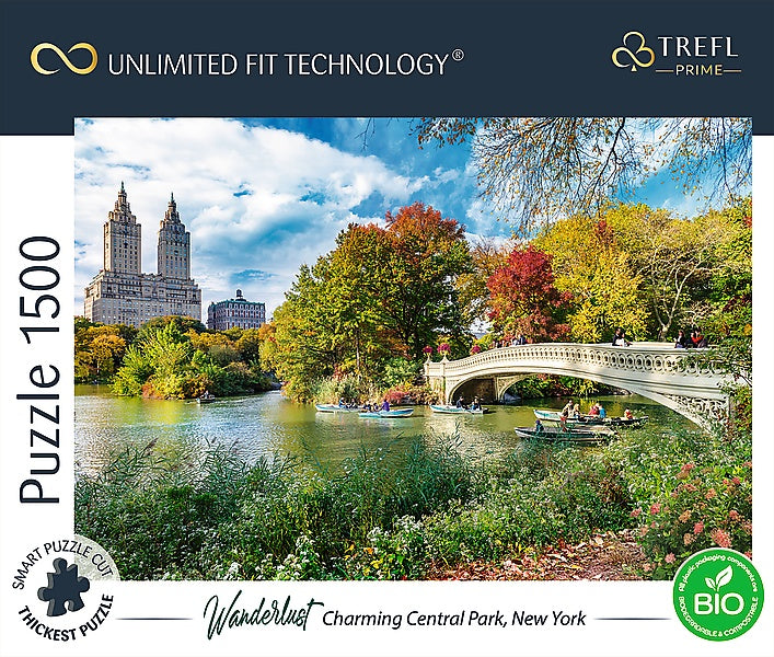 Trefl Prime Puzzle Wanderlust Central Park, 1500 Pcs