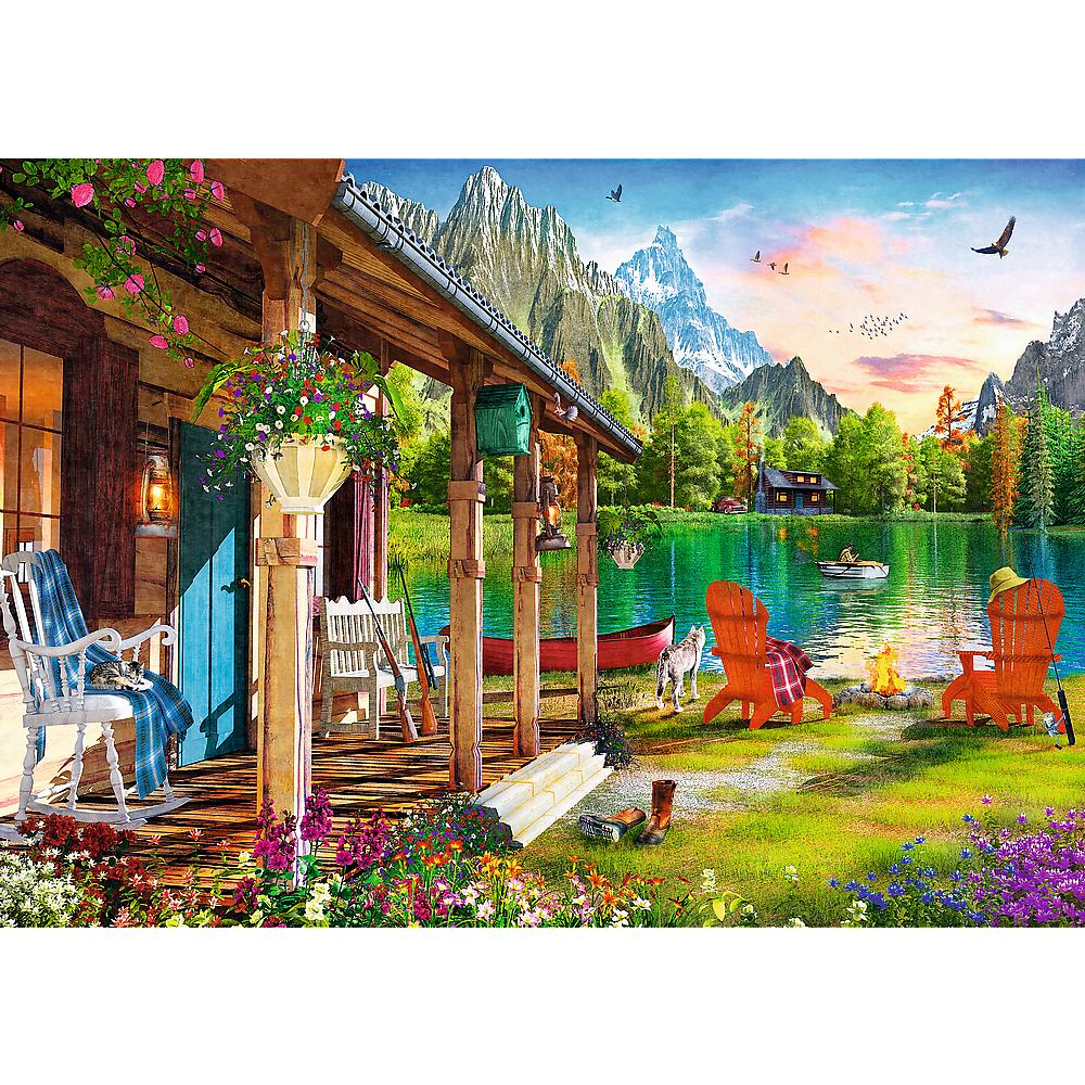 Trefl Puzzle Cabin In The Mountains 500 Pcs
