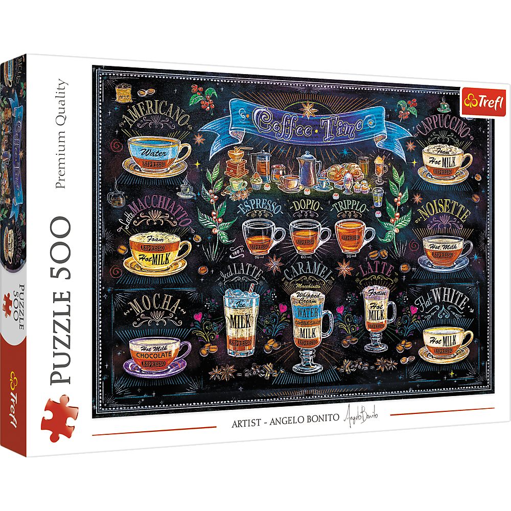 Trefl Puzzle Coffee, 500 Pcs