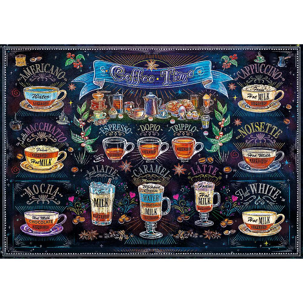 Trefl Puzzle Coffee, 500 Pcs