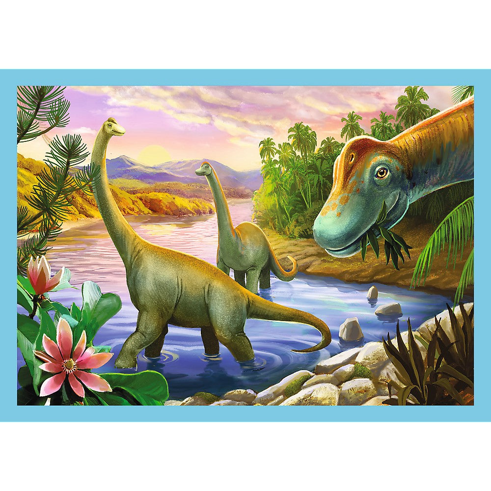 Trefl Puzzle Dinosaurs 4 In 1 Set 12 15 20 24 Pcs