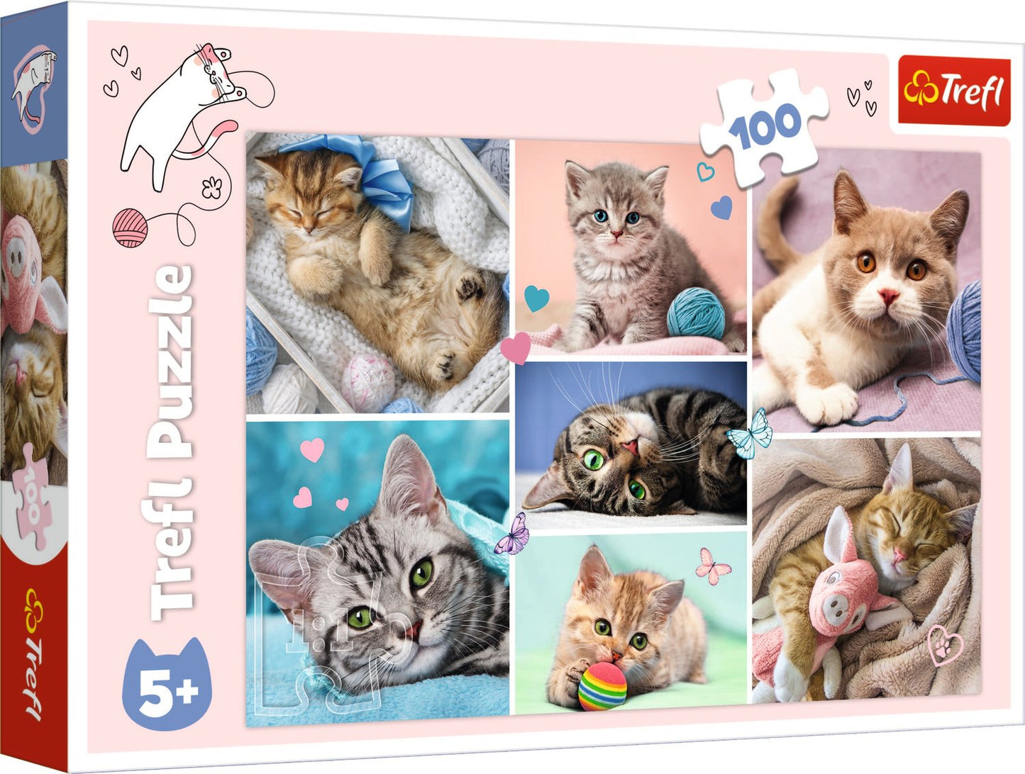 Trefl Puzzle In The Cats World 100 Psc