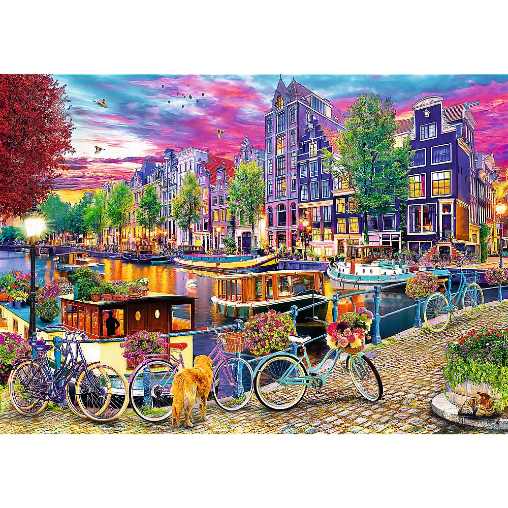 Trefl Puzzle Set European Capitals, 2X500 Pcs
