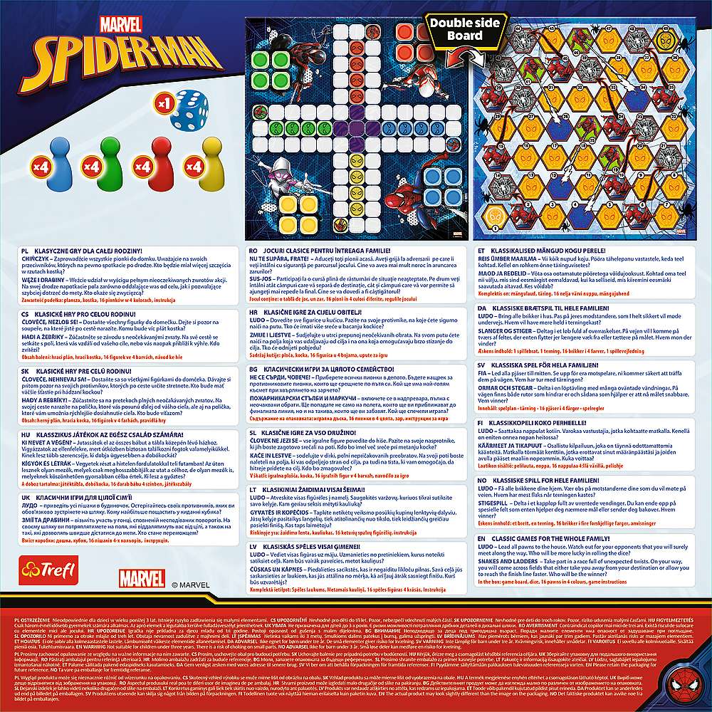 Trefl Spider-Man Board Game 2 In 1