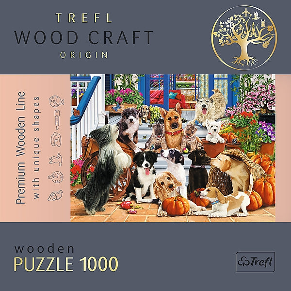 Trefl Wooden Puzzle Doggy Friendship 1000 Pcs