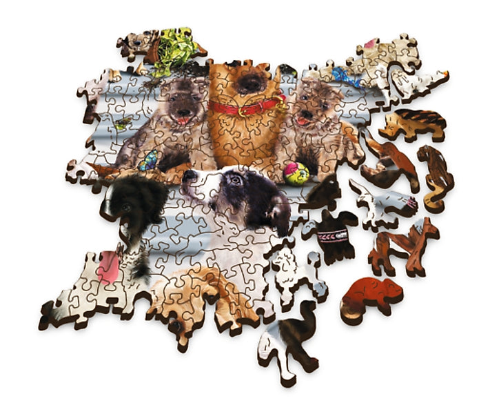 Trefl Wooden Puzzle Doggy Friendship 1000 Pcs