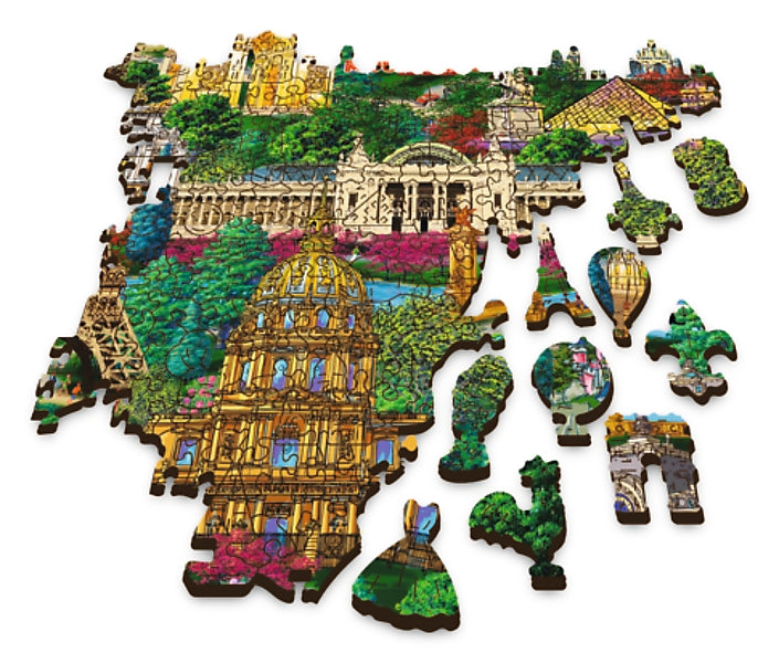 Trefl Wooden Puzzle Famous Places In France 1000 Pcs