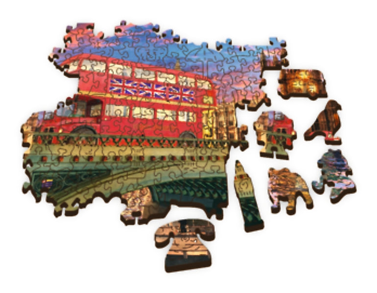 Trefl Wooden Puzzle Palace Of Westminster Big Ben London 500+1 Pcs
