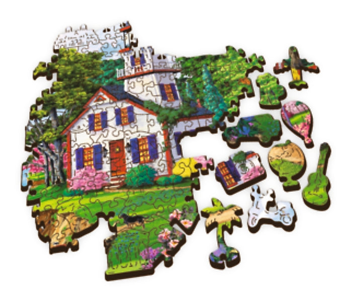 Trefl Wooden Puzzle Summer Haven 500+1 Pcs