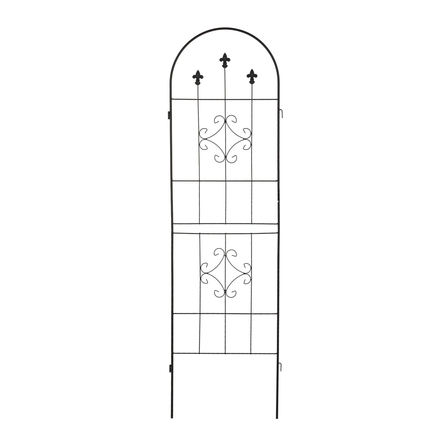 Trellis 180 cm set of 2 black