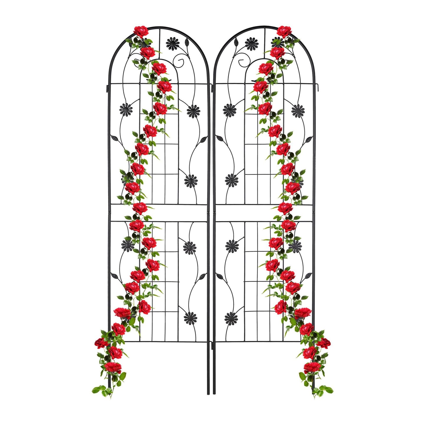 Trellis 180 cm set of 2 black