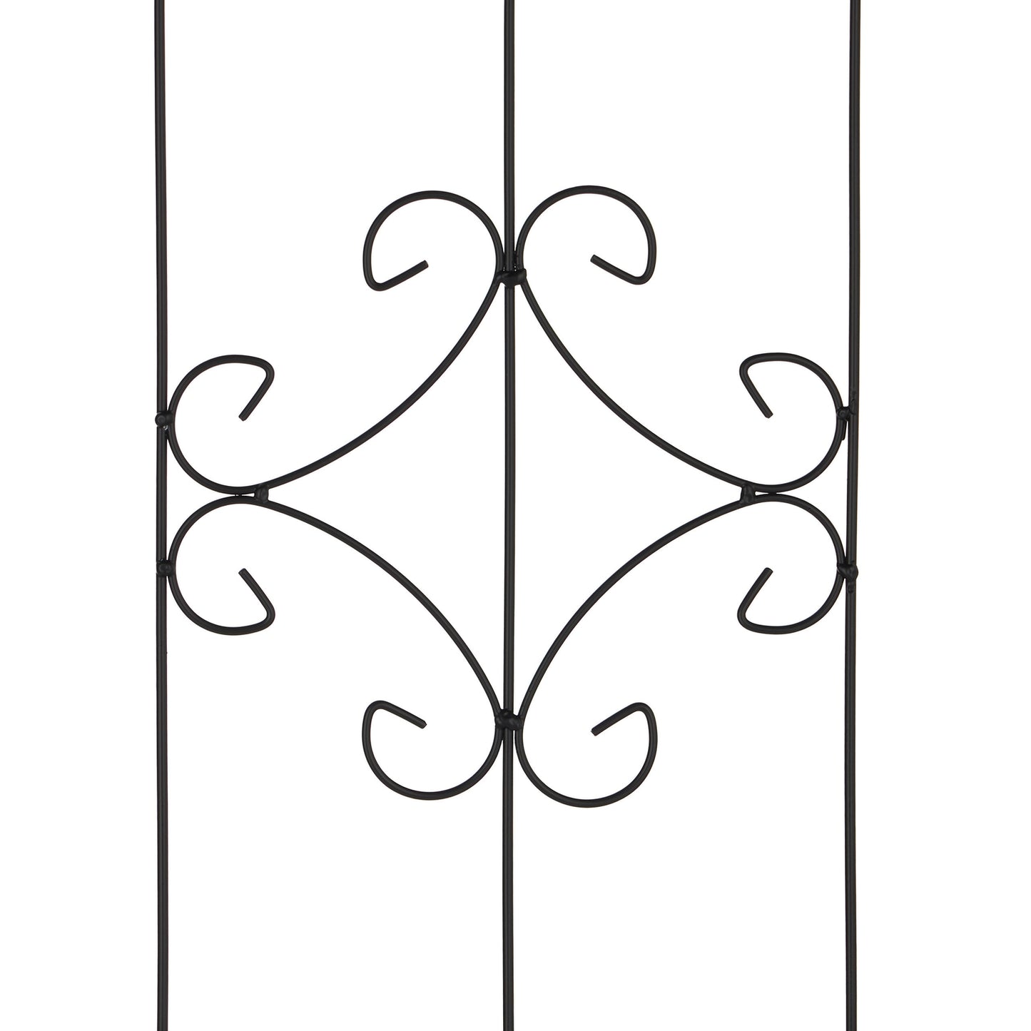 Trellis 180 cm set of 2 black
