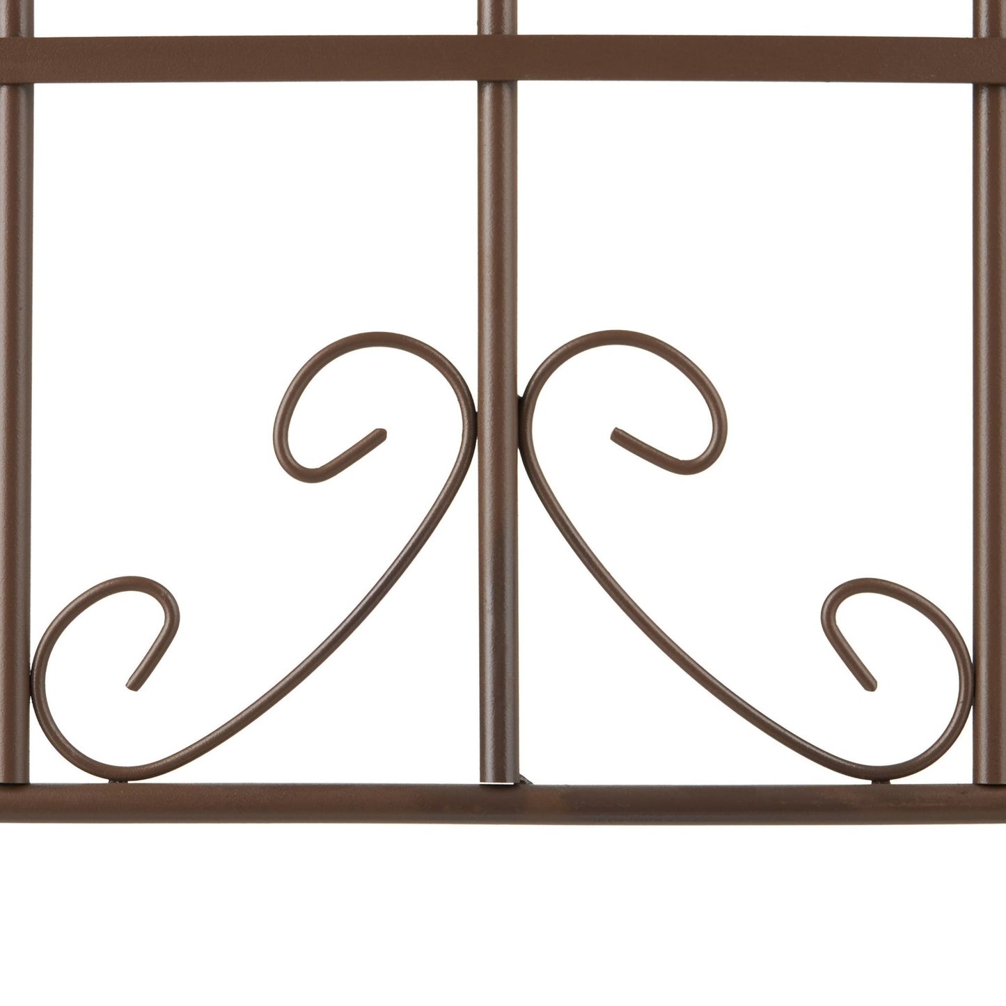 Trellis 180 cm set of 2 brown