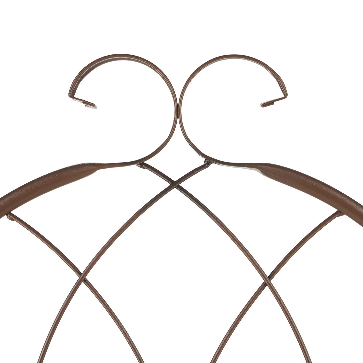 Trellis 180 cm set of 2 brown