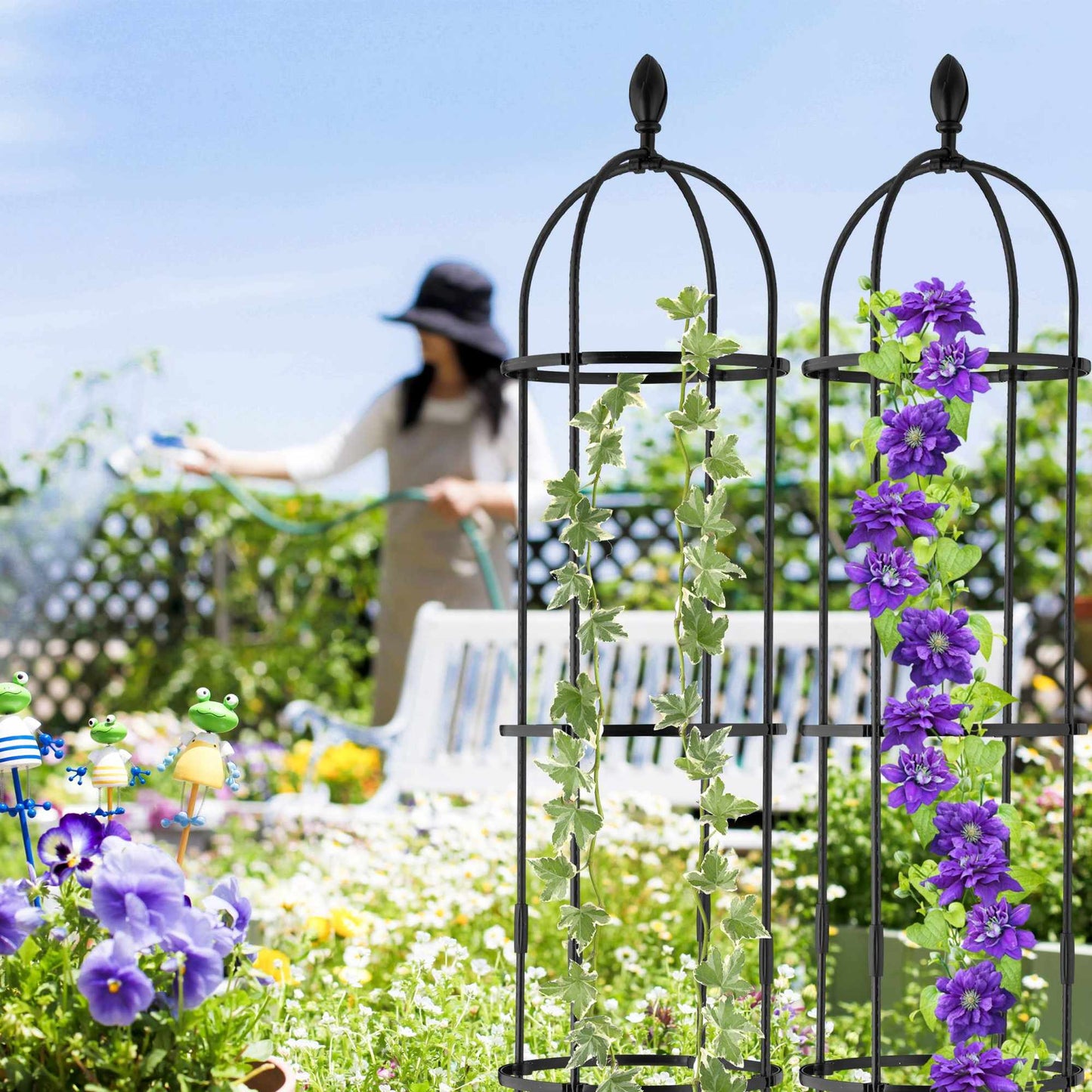 Trellis 190 cm, set of 2