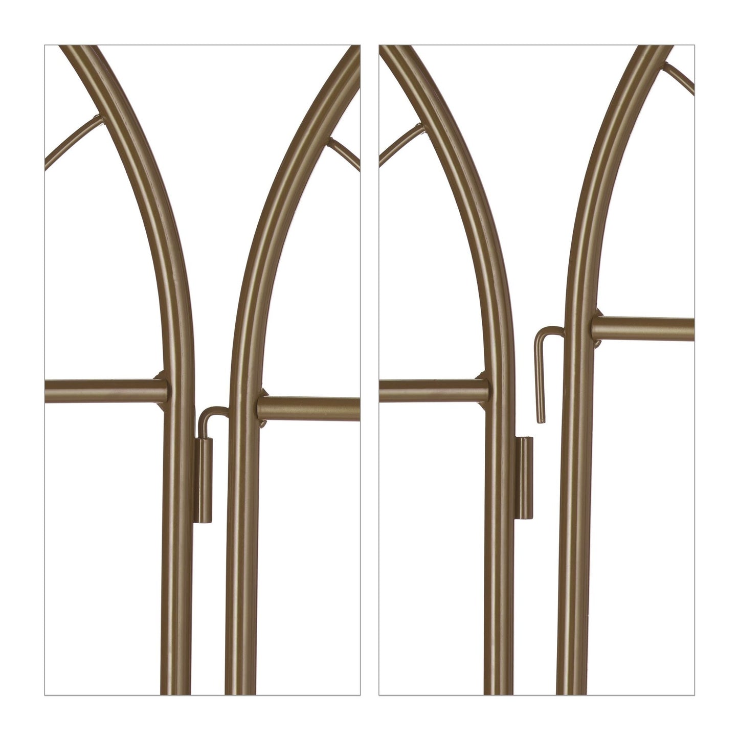Trellis 220 cm set of 2 brown