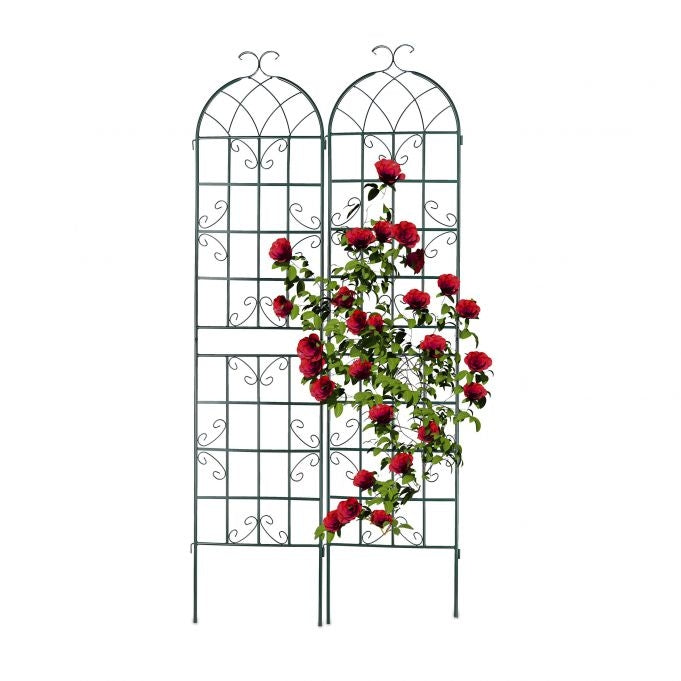 Trellis 220 cm set of 2 green