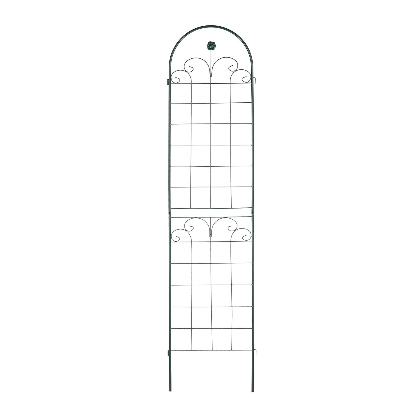 Trellis 220 cm set of 2 green
