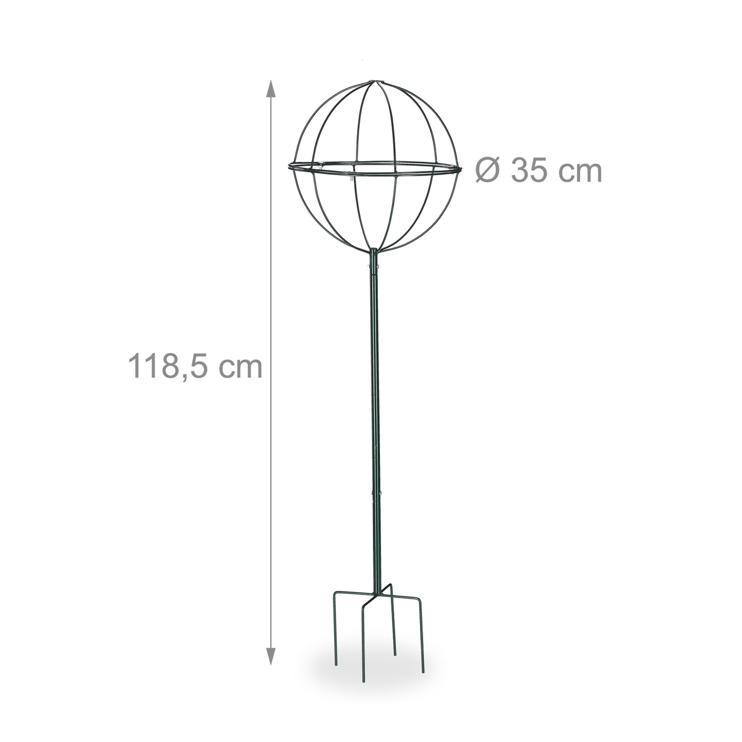 Trellis globe set in two