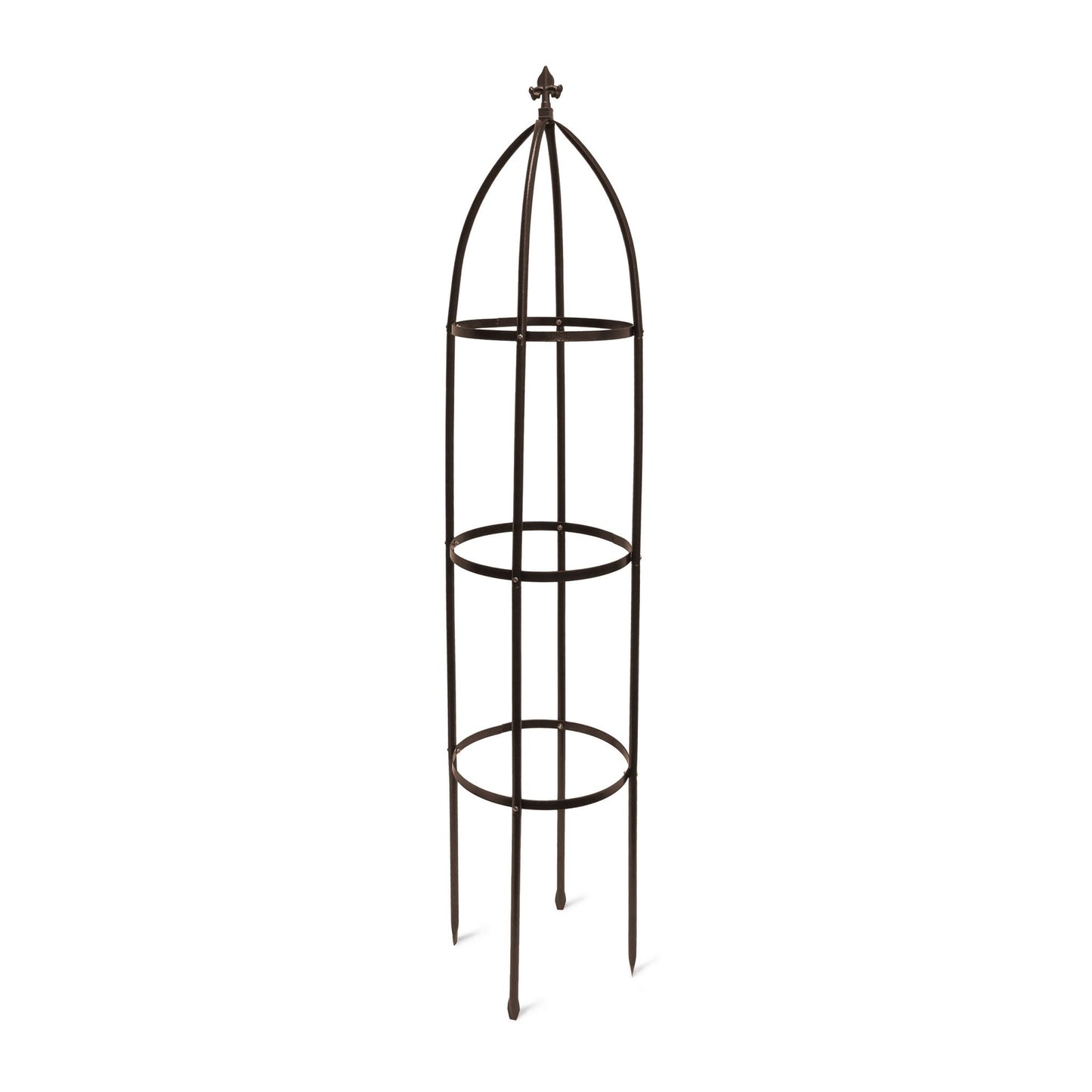 Trellis obelisk metal brown 190 cm
