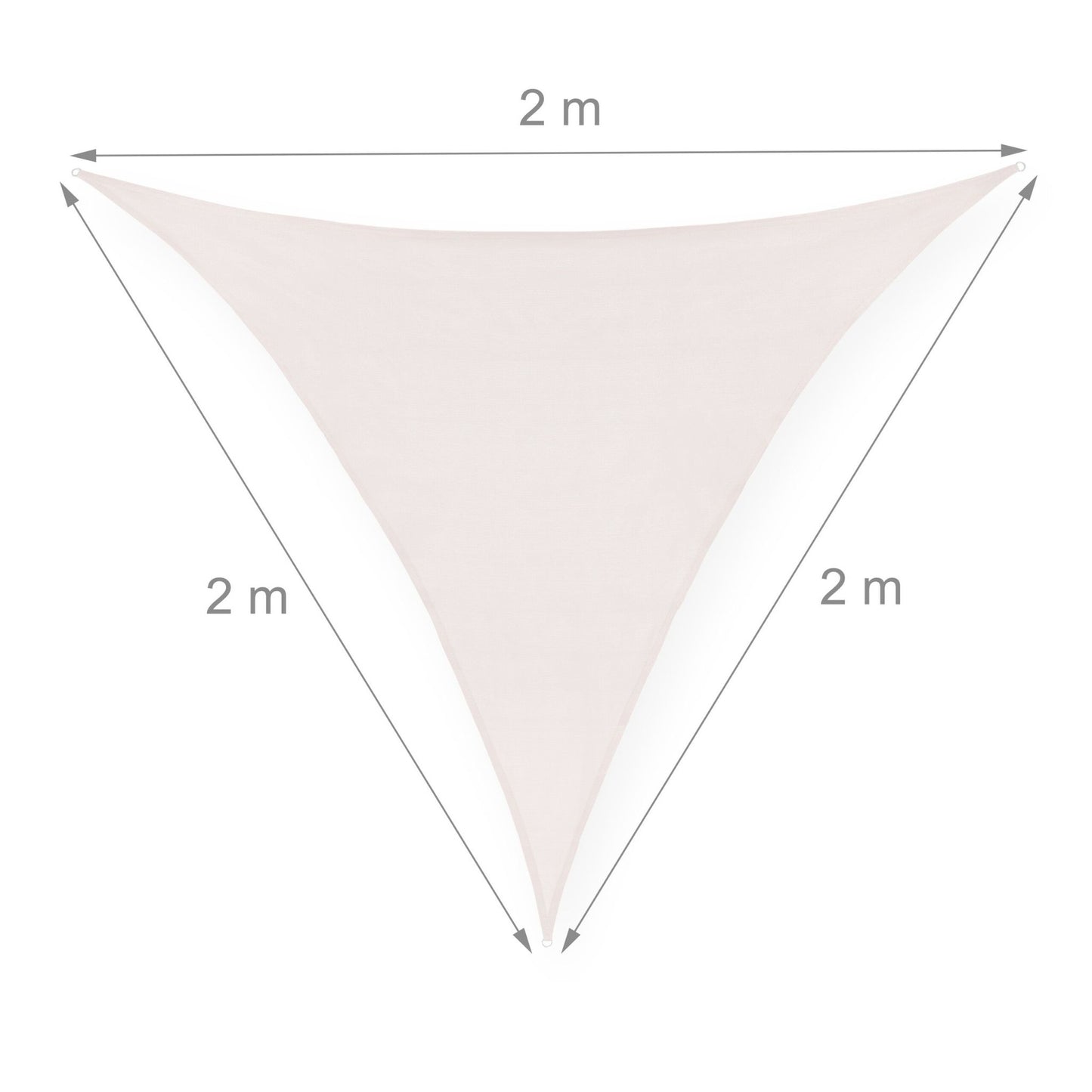 Triangular awning HDPE