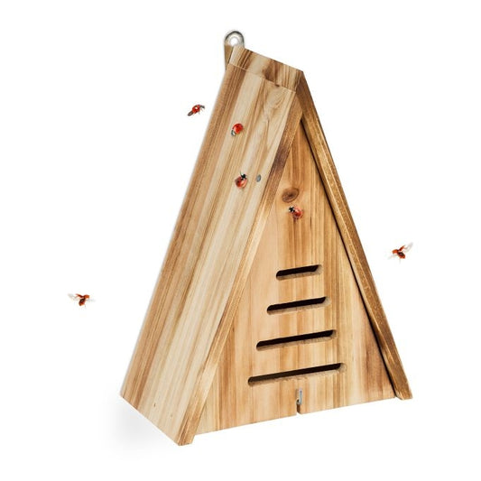 Triangular ladybug house