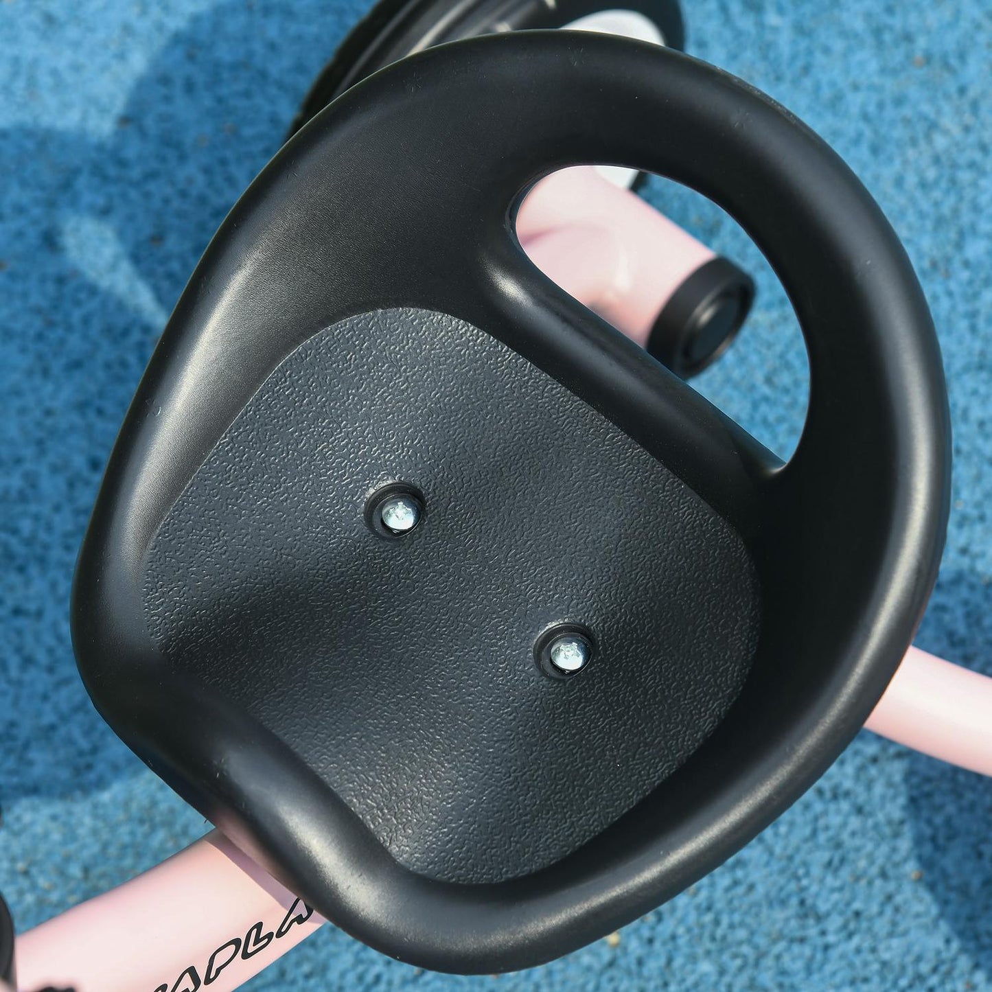 Children's tricycle, adjustable seat, pink metal 2-5Y