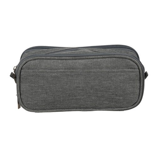 Triple extendable pencil case - gray Maaleo 24512
