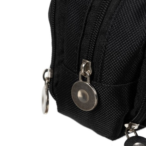 Triple foldable pencil case - black Maaleo 24476