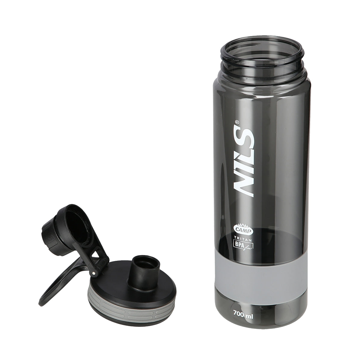 Tritan Water Bottle, Gray, 700ml