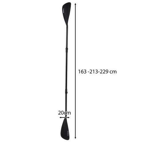 Trizand 4-piece adjustable paddle 229cm 2in1