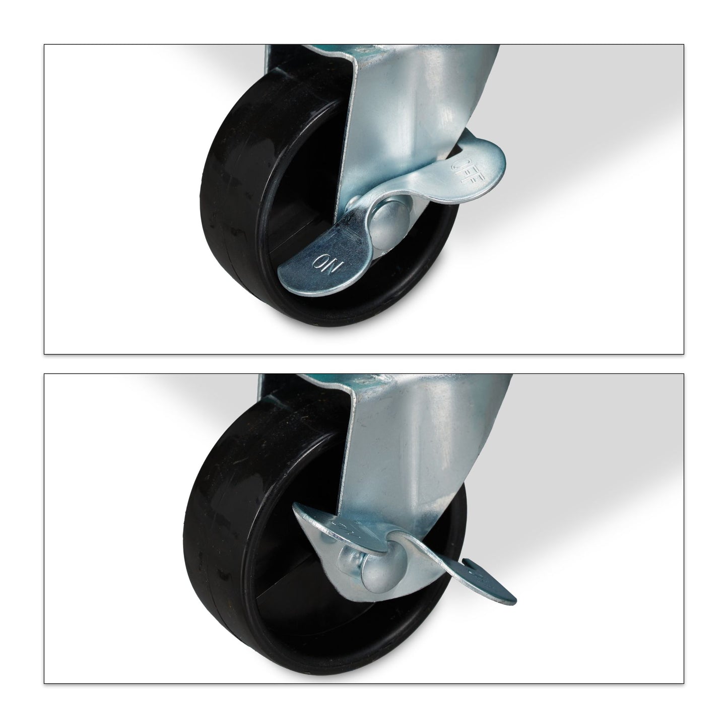 Trolley with 3 shelves