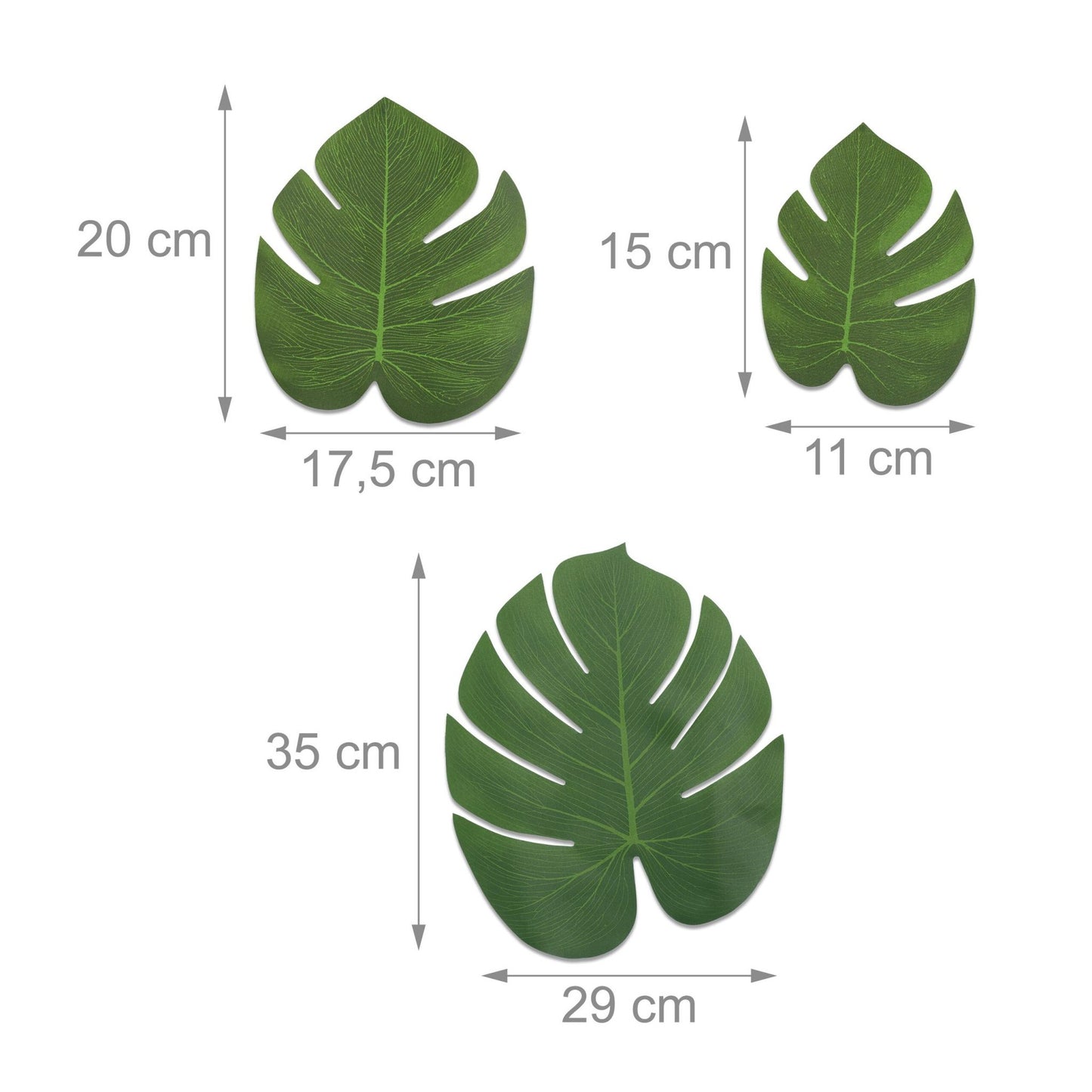 Tropical leaves set of 72