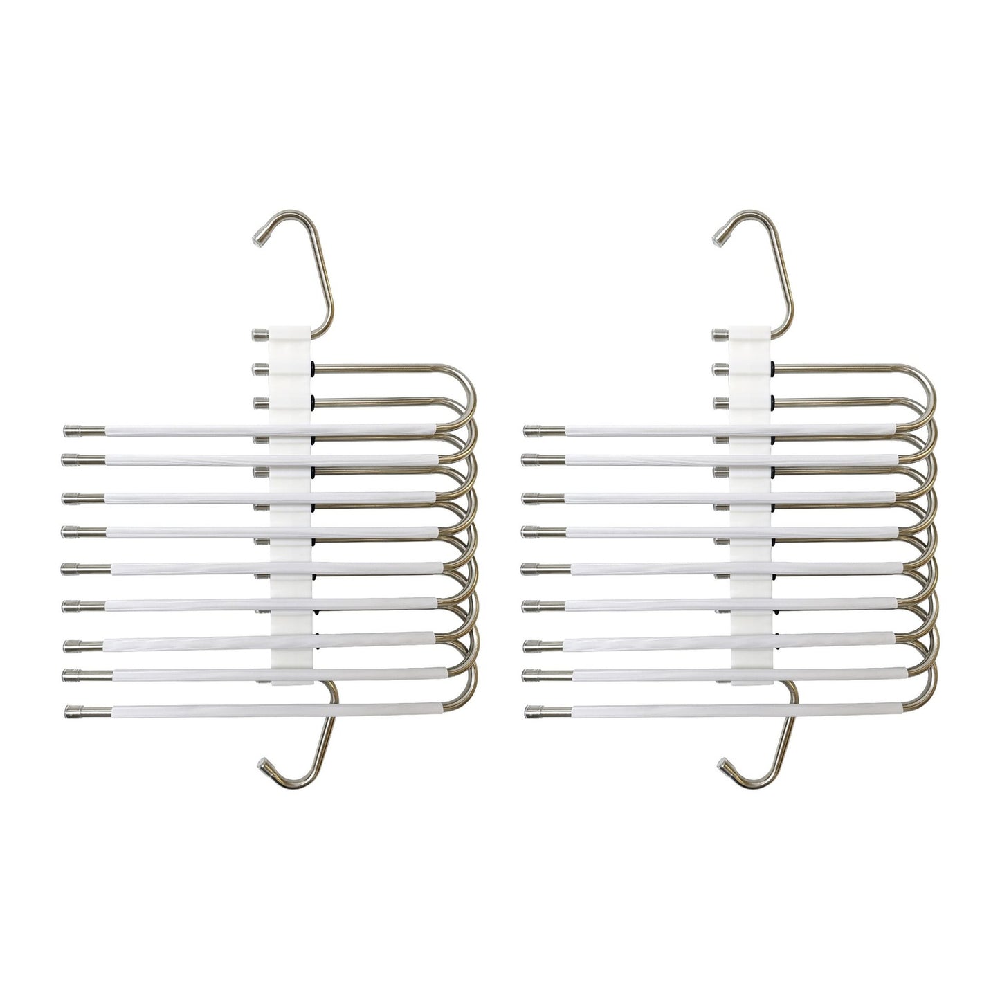 Trouser Hangers, Non-Slip, Space-Saving, 2 Pack