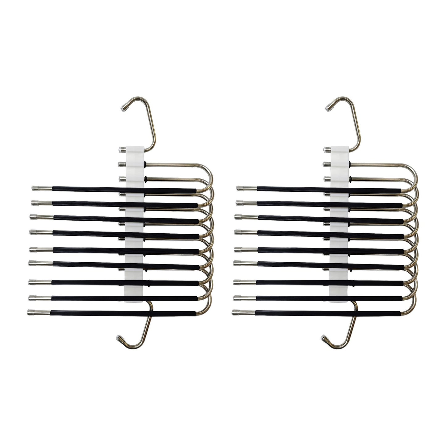 Trouser Hangers, Non-Slip, Space-Saving, 2 Pack